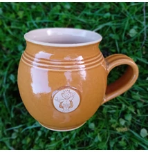 Sárga  királyfis bögre - nagy, emblémás - pufi