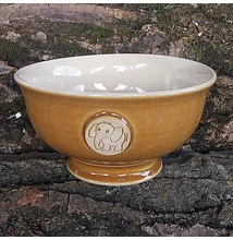 Sárga elefántos müzlis tál