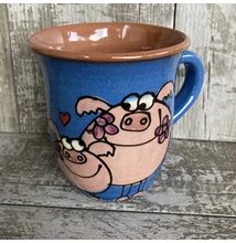 Kék malacos bögre 2.