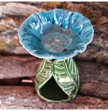 Türkiz virágkehely -aromalámpa