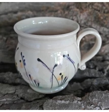 Teás bögre - tarka rét mintával  Teás bögre - tarka rét mintával