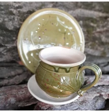 Kerámia bögre szett - tavaszi rét mintával Kerámia bögre szett - tavaszi rét mintával