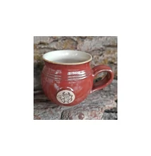 Marsvörös  ördögös bögre - kicsi, emblémás