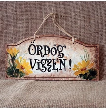 Ördög vigyen tábla- Héricses
