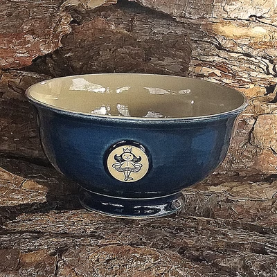 Kék királylányos müzlis tál