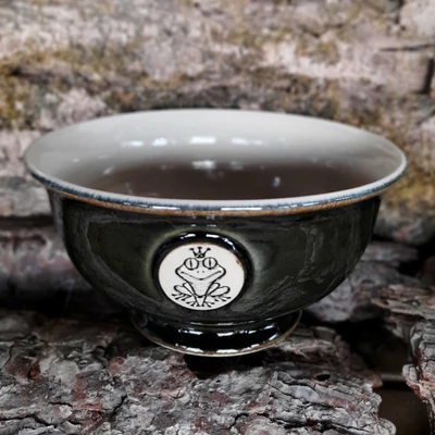 Zöld békás müzlis tál