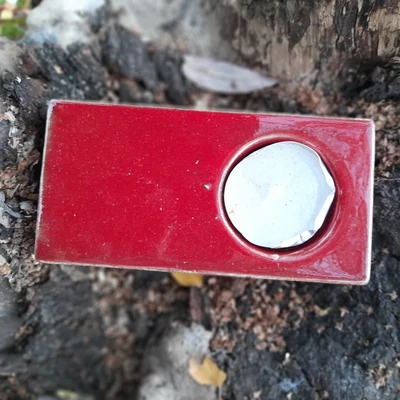 Bordó mécsestartó